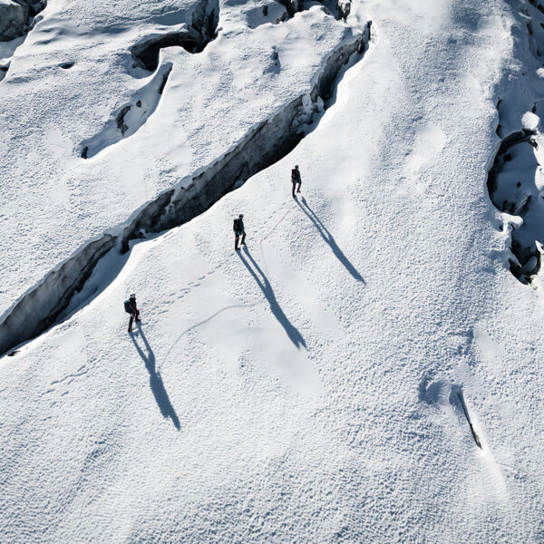 Glacier hiking