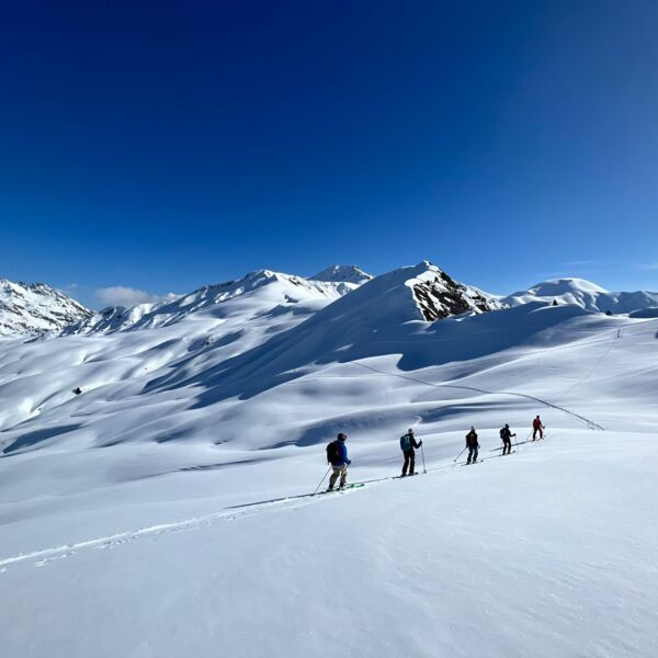 My first ski tour in the Beaufortain