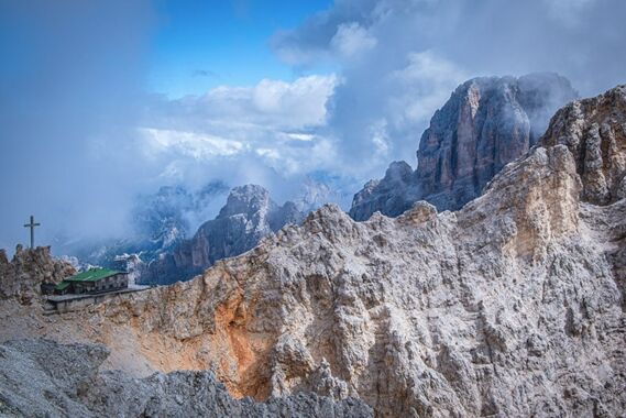 Via ferrate in les Dolomites autour de Cortina
