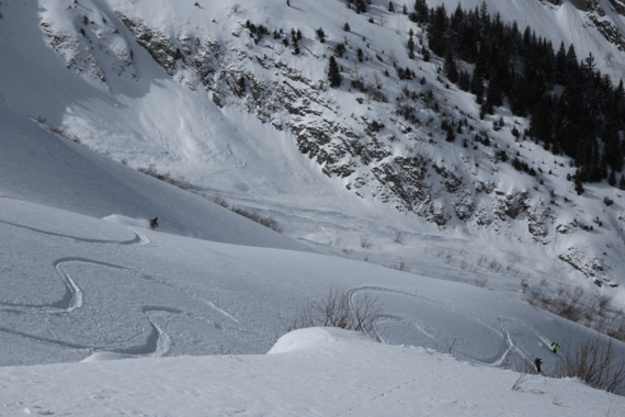 Ski touring in Les Bauges