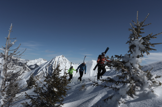 Ski touring in Les Bauges