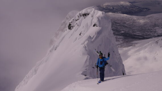 Ski touring in Norway-The Lyngen Alps