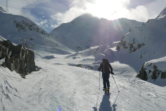 Mini raid à ski autour des Hospices du Grand-Saint-Bernard