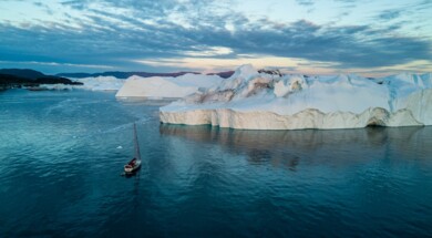 Boat trip in Greenland
